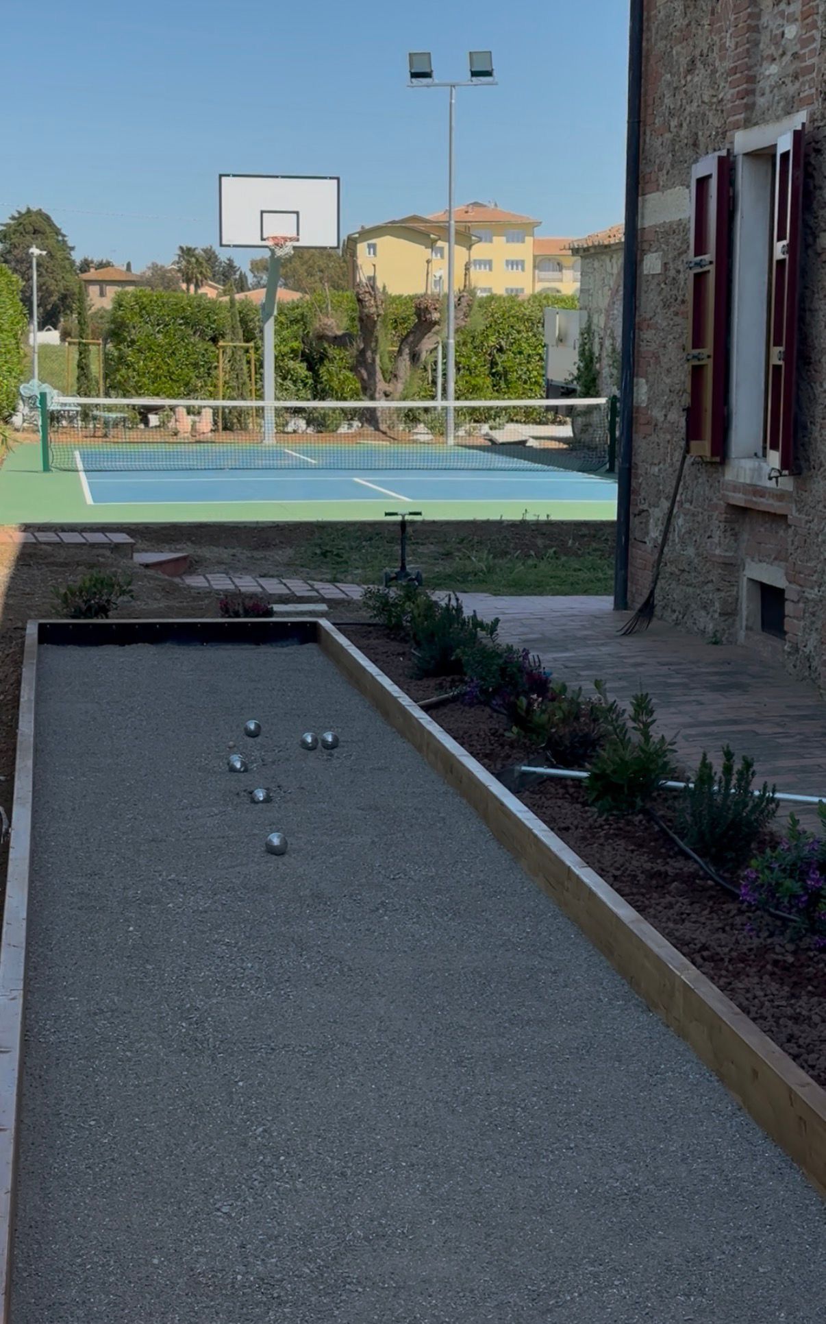 Space for play at the villa