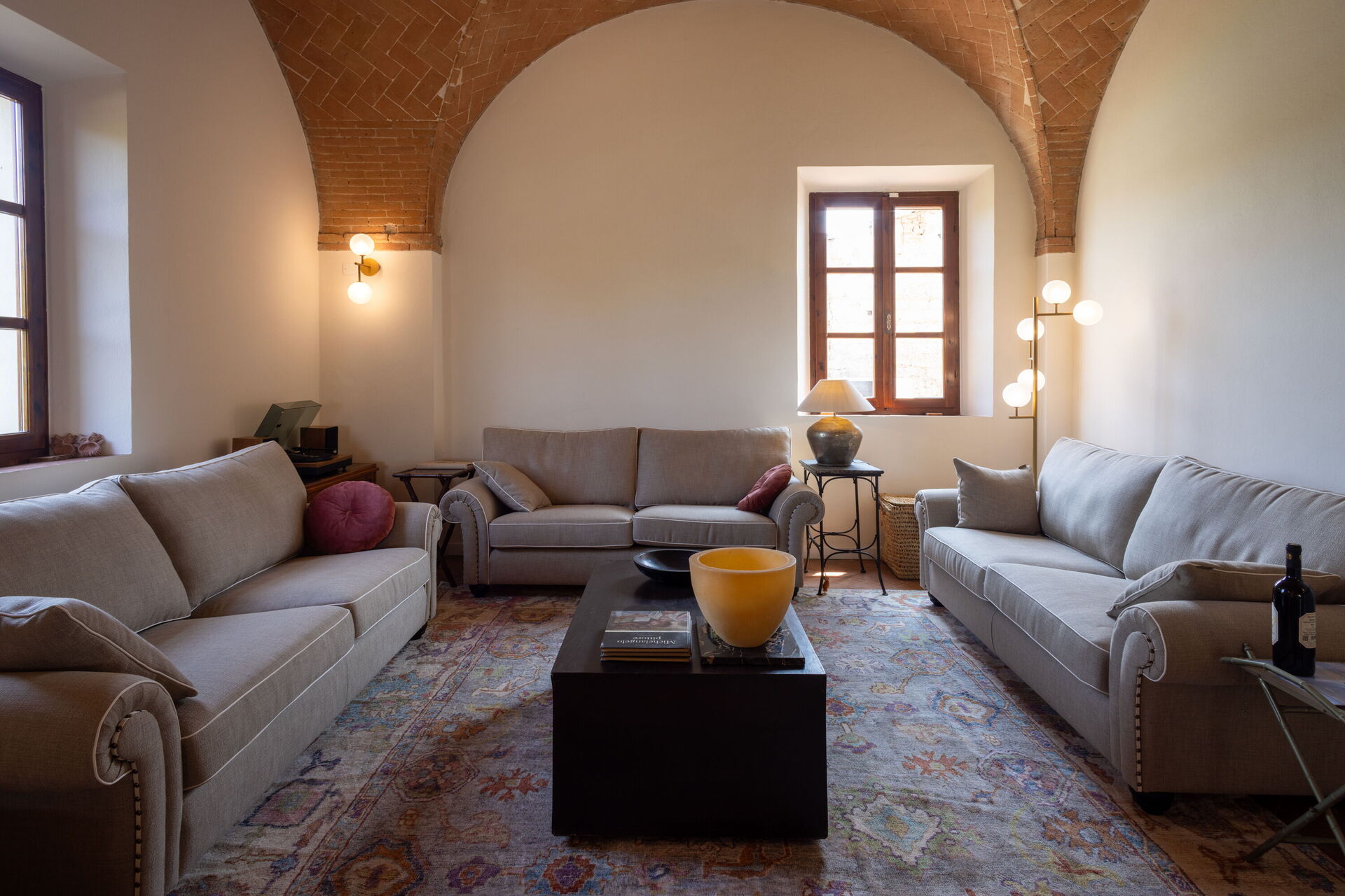 A quiet indoor seating area